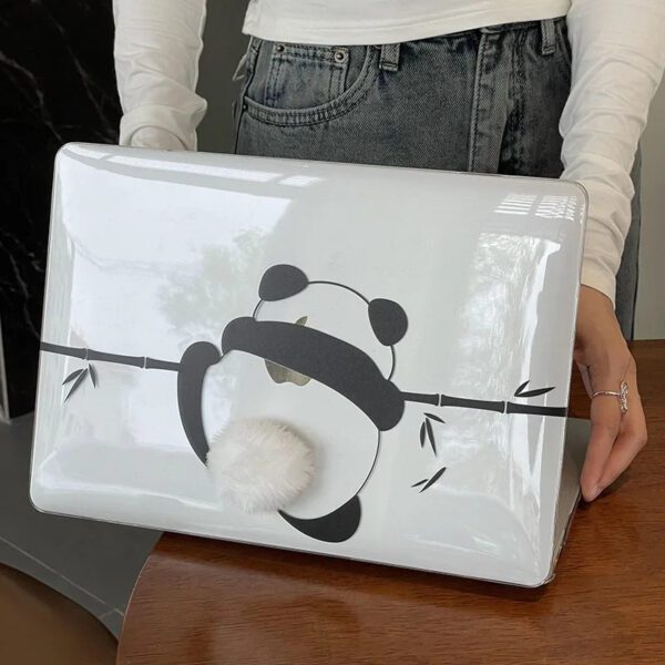 Plush Panda MacBook Case