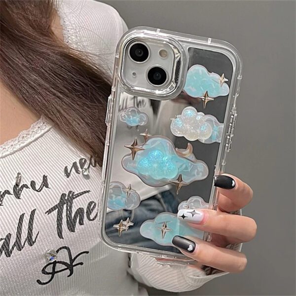 Shining Clouds Silver-plated Case