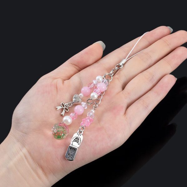 Pink Beaded Charm