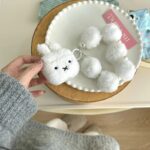 3D Cartoon Plush Ball AirPods Case