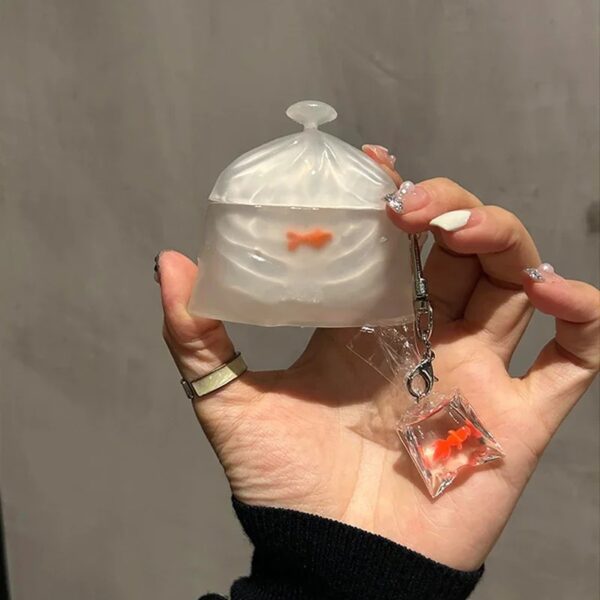 Silicone GoldFish Bag AirPods Case