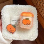 Orange Charm AirPods Case