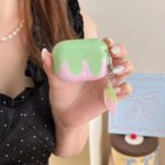 Strawberry Mint Ice Cream AirPods Case