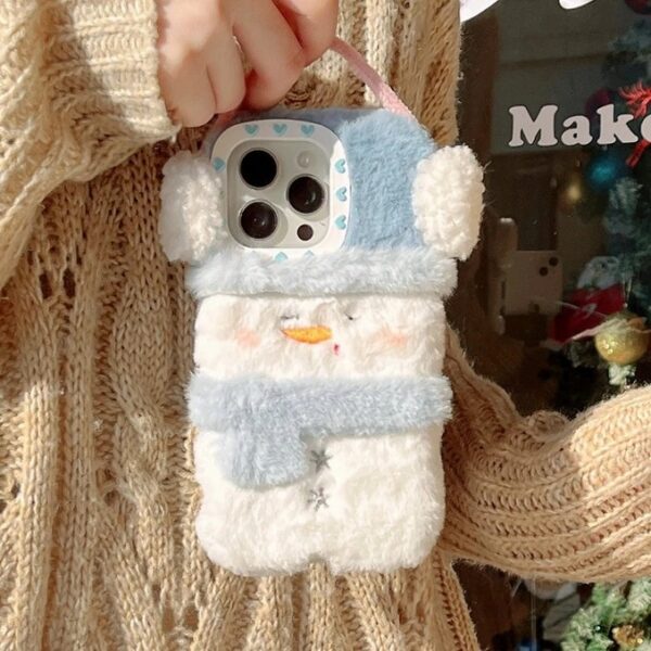 Snowman Plush Case