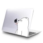 White Bare Bear MacBook Case