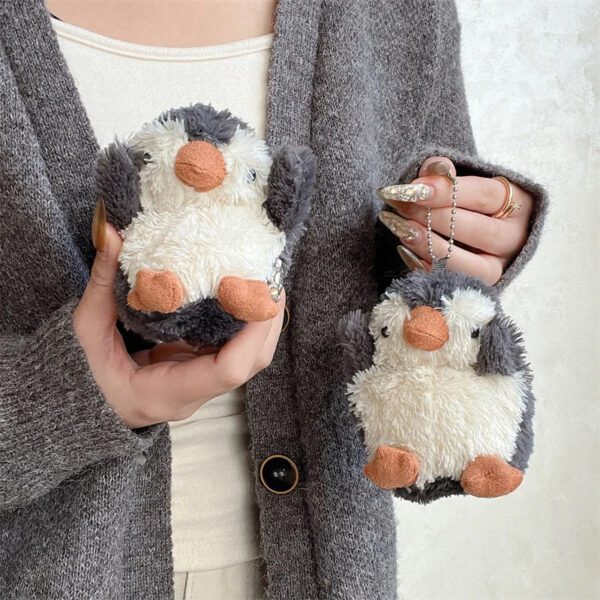 Plush Penguin AirPods Case - Image 2