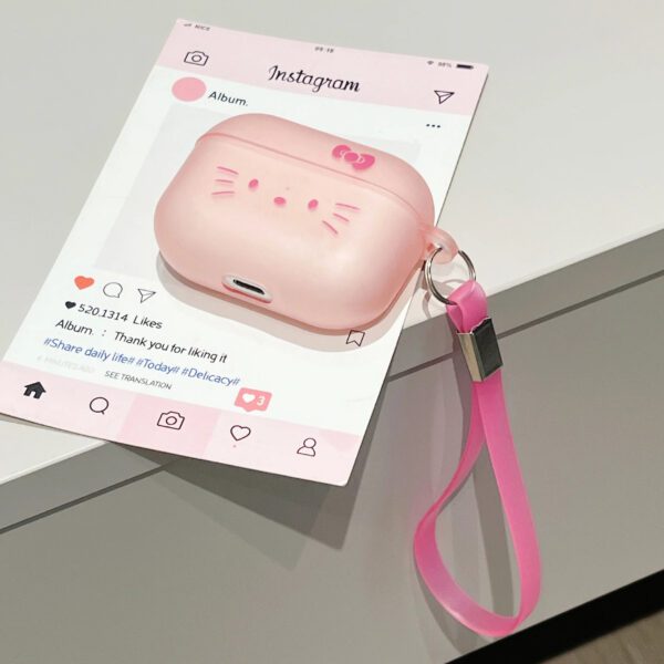Pink Hello Kitty AirPods Case - Image 3