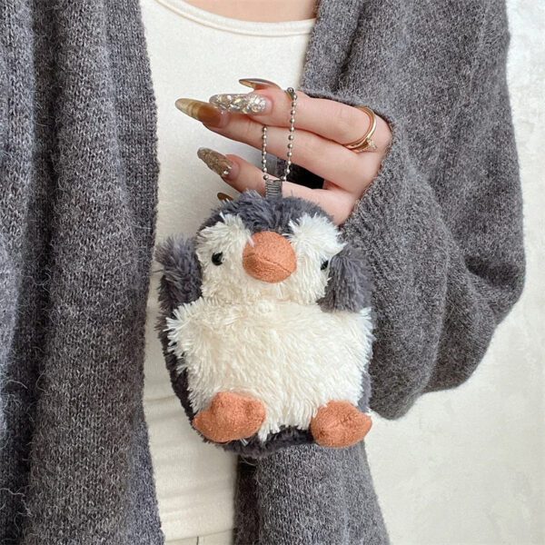 Plush Penguin AirPods Case