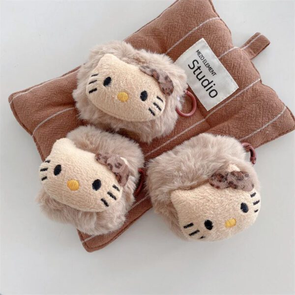 3D Plush Hello Kitty AirPods Case - Image 5