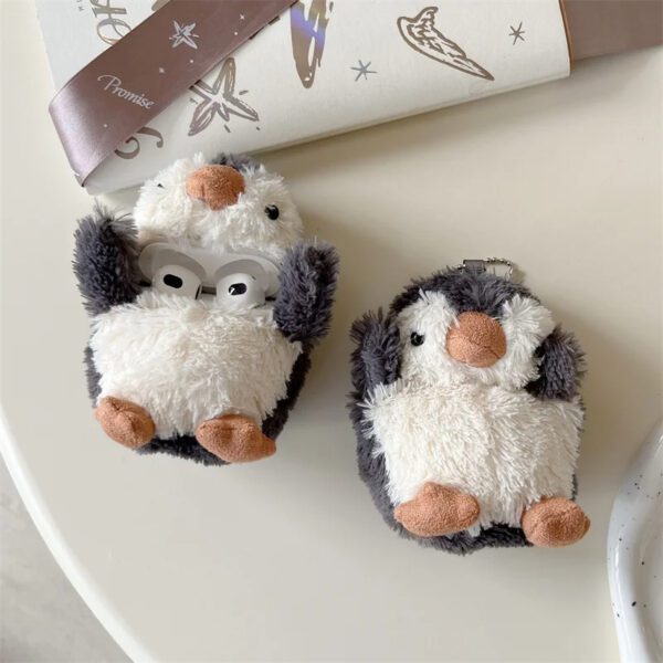 Plush Penguin AirPods Case - Image 3