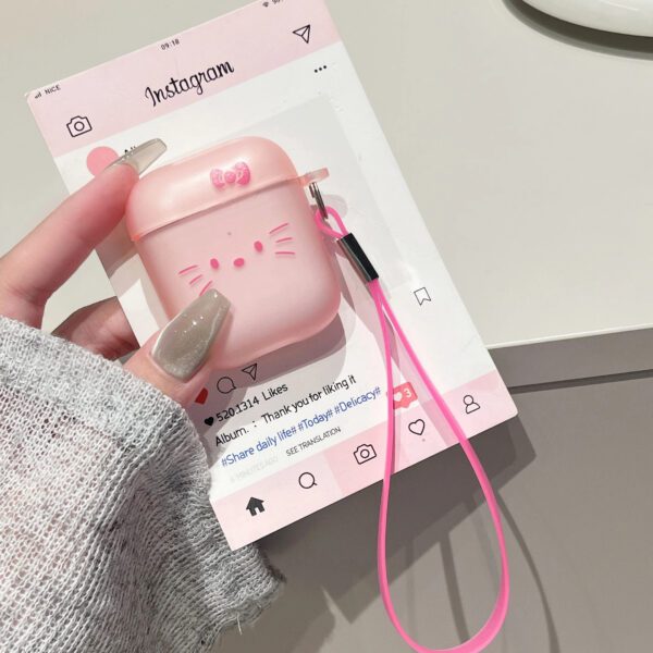 Pink Hello Kitty AirPods Case - Image 5