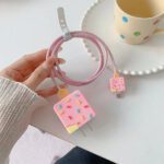 Strawberry Icecream  Cable Protector