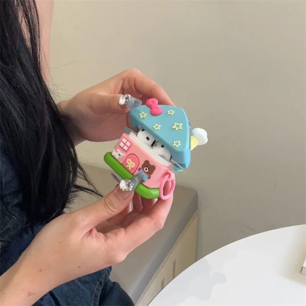 3D Bear House AirPods Case - Image 2