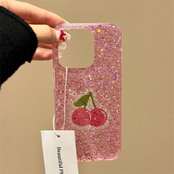 Little Cherry Glitter Case