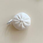 3D White Bun AirPods Case
