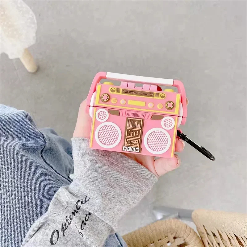 Pink Radio AirPods Case
