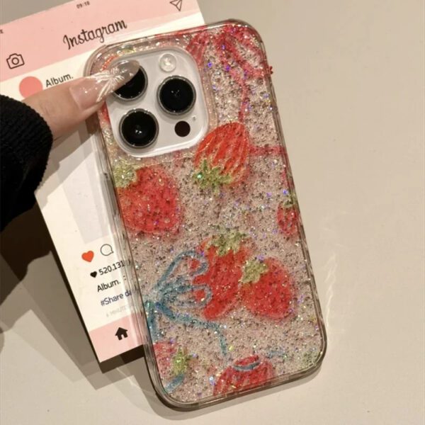 Strawberry Glitter Case - Image 2