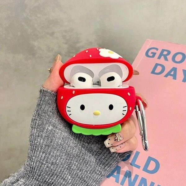 Strawberry Kitty  AirPods Case - Image 4