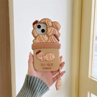 3D Tokyo Snapper Yaki Doll Pendant Silicone Case