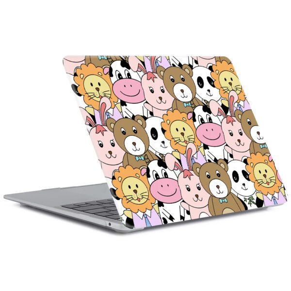 Cartoon Animal Pattern MacBook Case - Image 2