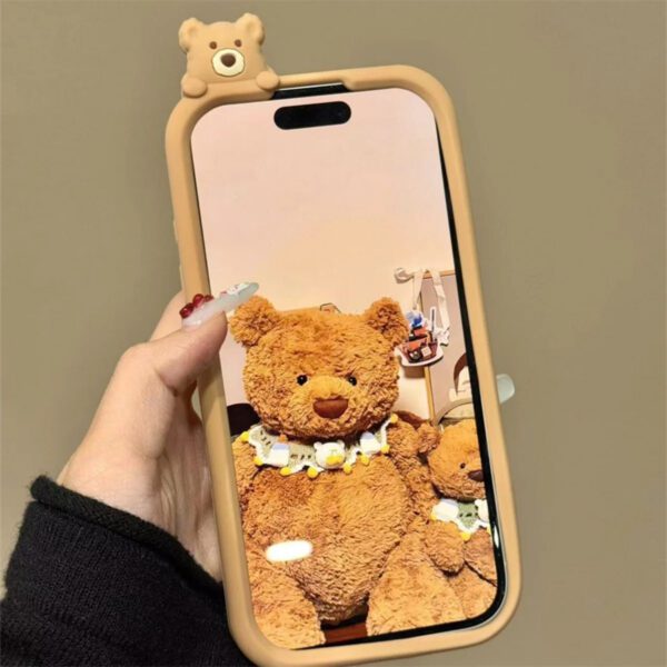 3D Bear Peek A Look Case - Image 4