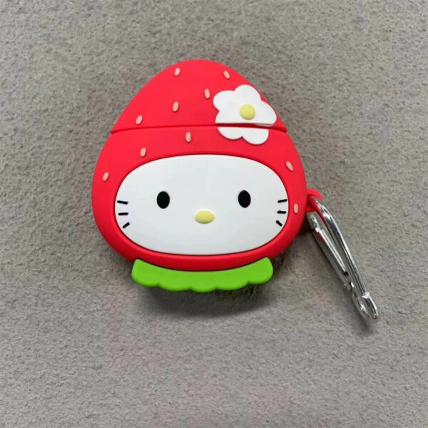Strawberry Kitty  AirPods Case - Image 5