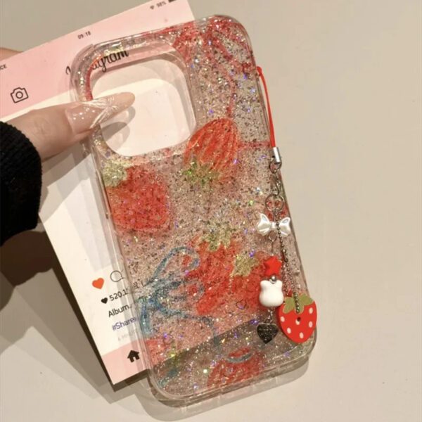 Strawberry Glitter Case - Image 4