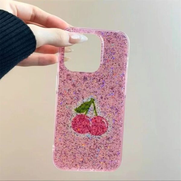 Little Cherry Glitter Case - Image 3