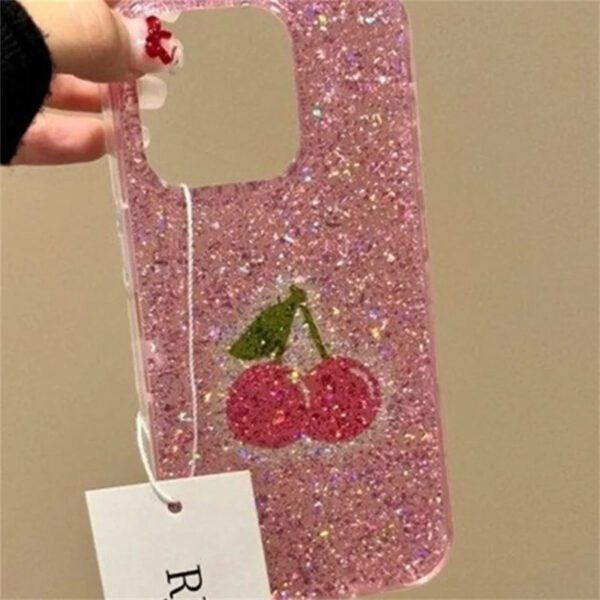Little Cherry Glitter Case - Image 4