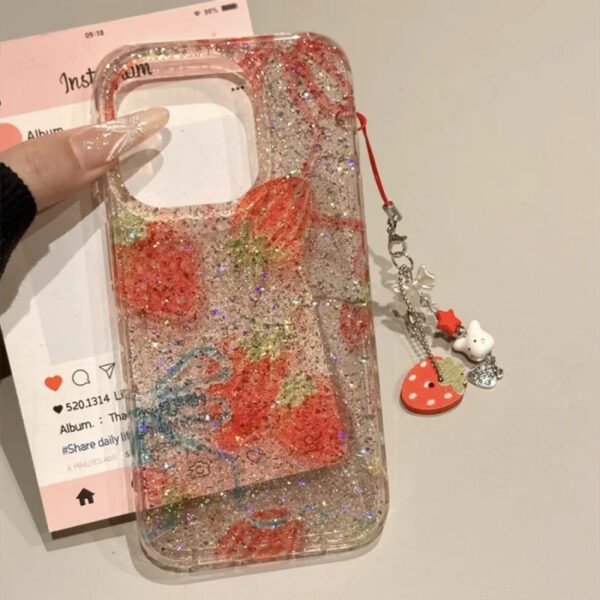 Strawberry Glitter Case - Image 6
