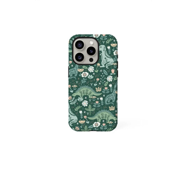 Floral Dinosaur Case