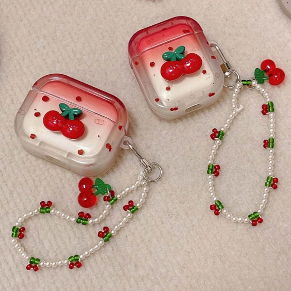 3D Cherry AirPods Case - Image 2