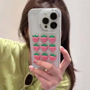 3D Strawberry Case