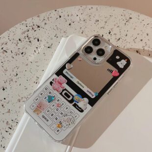 Retro Makeup Mirror Case