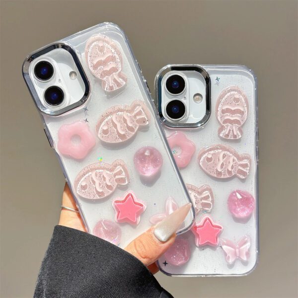 3D Pink Fishes Case - Image 2