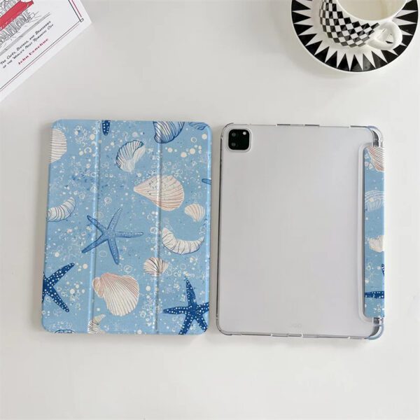 Sea Shell Print iPad Case - Image 3