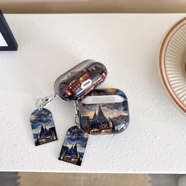 Van Gogh Starry Sky Castle AirPods Case - Image 3