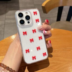 Ditsy Red Bow Case