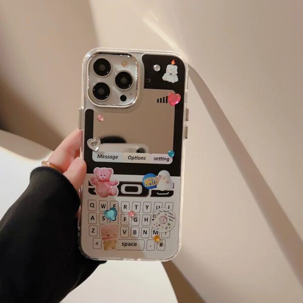Retro Makeup Mirror Case - Image 3
