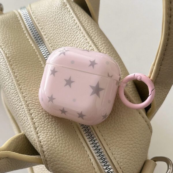 Grey Star AirPods Case - Image 3