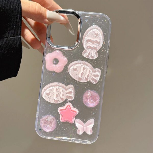 3D Pink Fishes Case - Image 4
