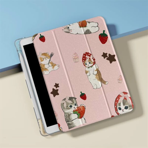 Strawberry Cat iPad Case - Image 4