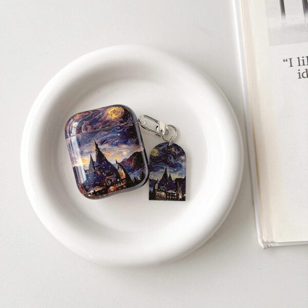 Van Gogh Starry Sky Castle AirPods Case - Image 5