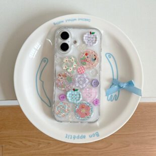 Button Pattern Case