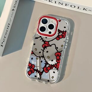 Red Hello Kitty Mirror Case