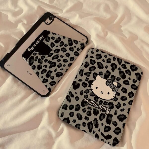 Hello Kitty Leopard Print iPad Case - Image 2