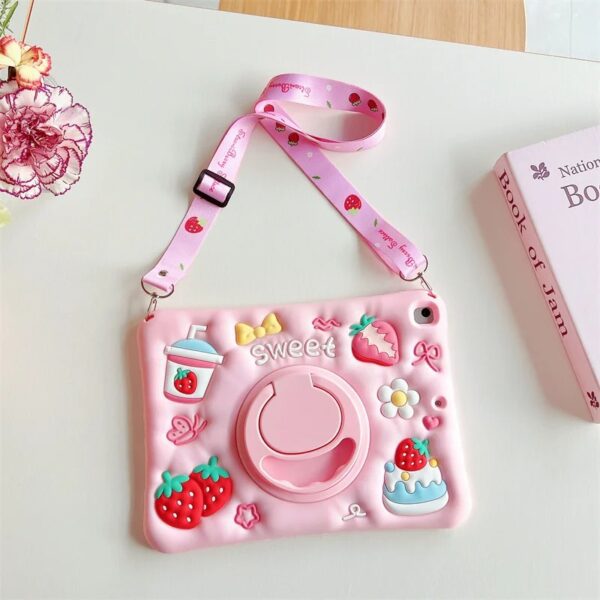Sweet Strawberry iPad Case - Image 2