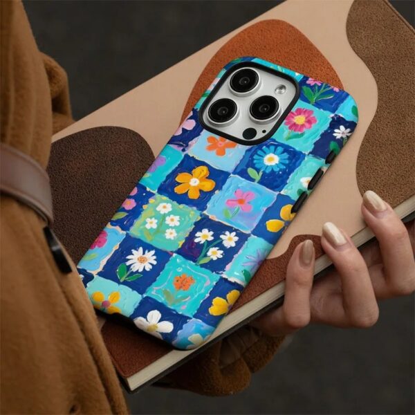 Floral Checkered Case - Image 3