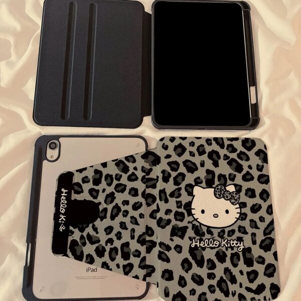 Hello Kitty Leopard Print iPad Case - Image 3