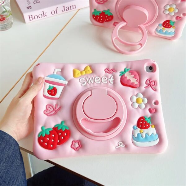 Sweet Strawberry iPad Case - Image 3
